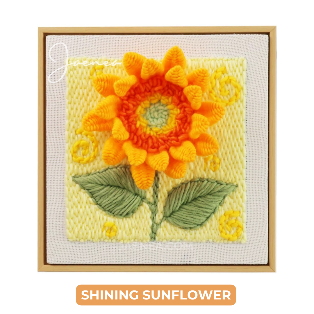 Shining Sunflower — HealingWeave™ Punch Stitching Kit