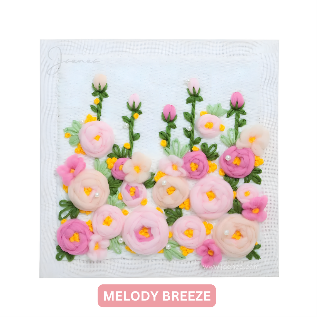 Wool Blossoms — HealingWeave™ Punch Stitching Kit