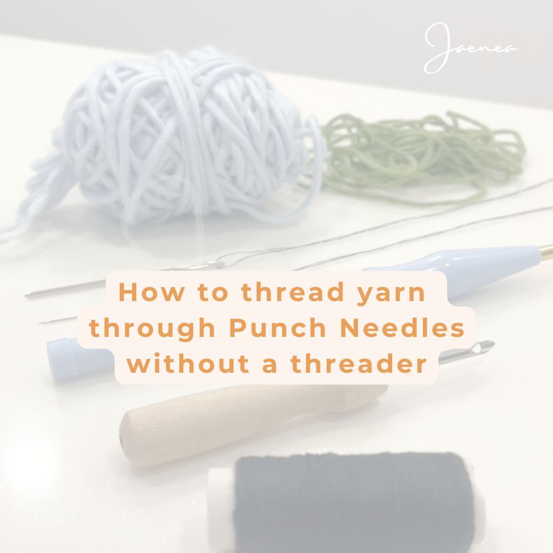 How to Thread a Punch Needle Without a Threader