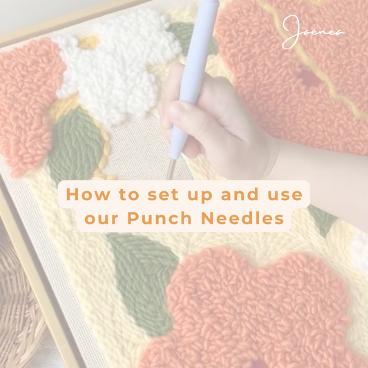 How to set up and use HealingWeave Punch Needles