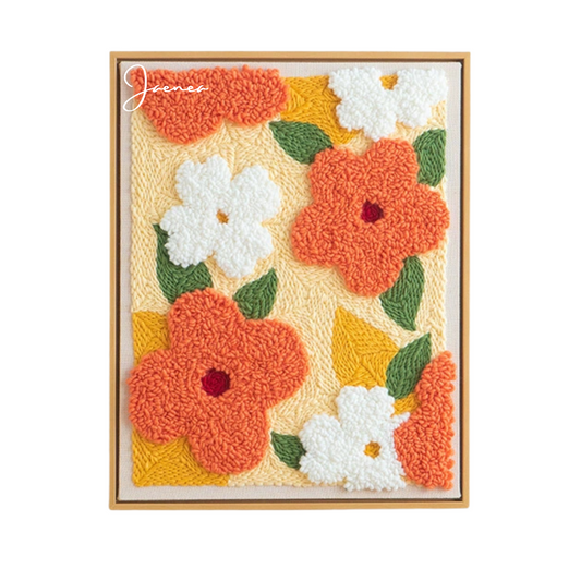 Golden Hour Blossoms — HealingWeave™ Punch Stitching Kit