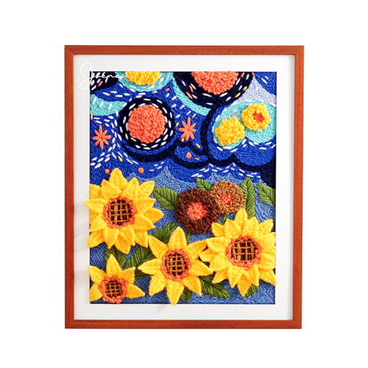 Van Gogh's Garden — HealingWeave™ Punch Stitching Kit