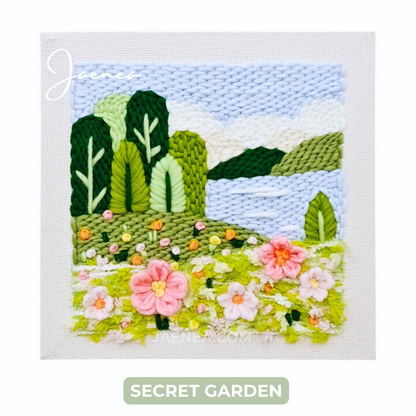 Secret Garden — HealingWeave Punch Stitching Kit